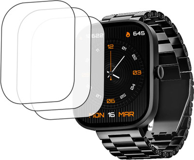 TWUAOP Screen Guard for BOAT WAVE CONVEX SMARTWATCH(Pack of 3)