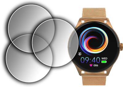 ejzatex Screen Guard for TITAN EVOKE SMARTWATCH, SCREEN GUARD(Pack of 3)