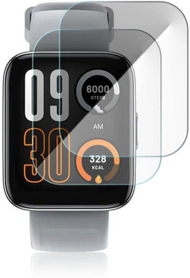 CUBES Screen Guard for Realme Watch 3 Pro | 1.78 Inches | Soft and Flexible | Touch Sensitive | Unbreakable | Ultra Thin| Edge To Edge TPU Film ( Not Tempered Glass )(Pack of 2)