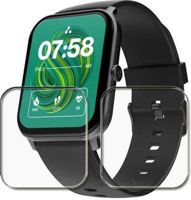 tombik Impossible Screen Guard for p2-Ambrane Wise Glaze Smartwatch(Pack of 2)