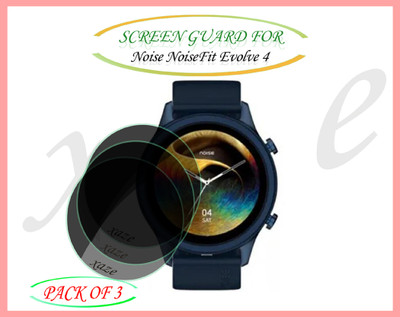 XAZE Screen Guard for Noise NoiseFit Evolve 4 Smartwatch(Pack of 3)