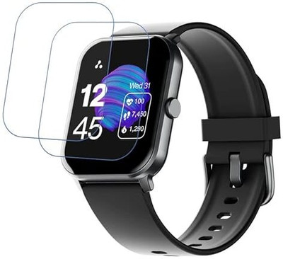 Aaruteck Screen Guard for Ambrane FitShot Wise Eon Smart Watch Screen Guard(Pack of 2)