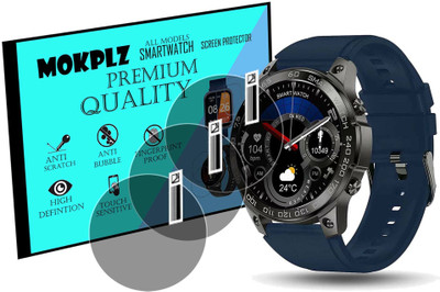 MOKPLZ Screen Guard for PEBBLE COSMOS ENDURE SMARTWATCH(Pack of 3)