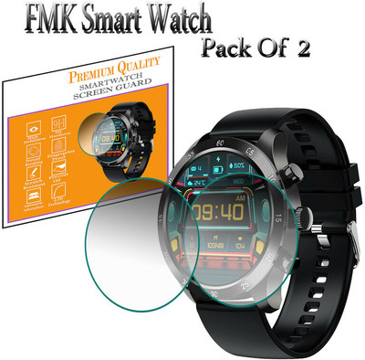 HIDEOUS Screen Guard for FMK Smart Watch(Pack of 2)