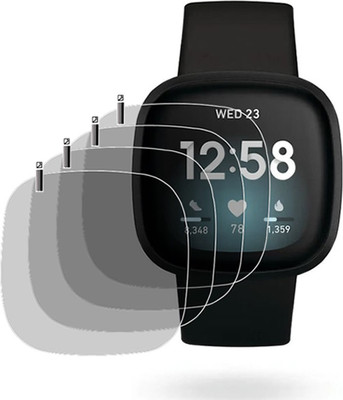 XAZE Screen Guard for Fitbit Versa 4 Smartwatch(Pack of 4)