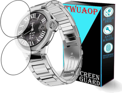TWUAOP Screen Guard for FIRE BOLTT TOPAZ SMARTWATCH(Pack of 2)