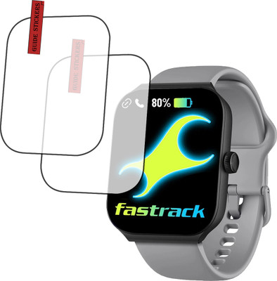 ejzatex Screen Guard for FASTRACK REVOLTT FS1 MAX SMARTWATCH, SCREEN GUARD(Pack of 2)