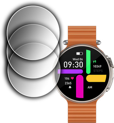 ejzatex Screen Guard for FIRE BOLTT ASTEROID SMARTWATCH, SCREEN GUARD(Pack of 2)