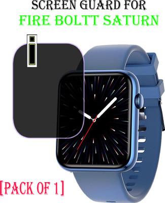 EJZATI Screen Guard for FIRE BOLTT SATURN SMARTWATCH(Pack of 1)