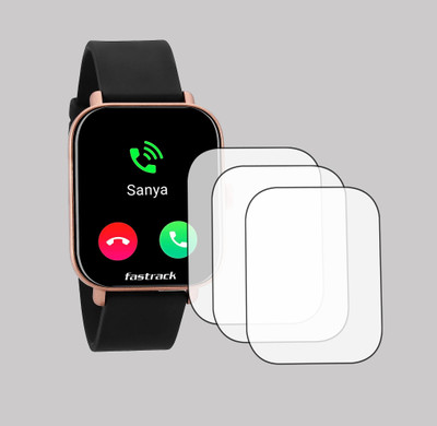 ejzatex Screen Guard for FASTRACK REFLEX VOX 2 SMARTWATCH, SCREEN GUARD(Pack of 3)