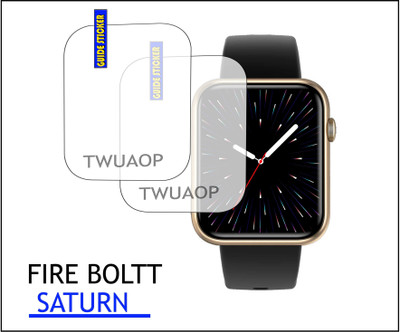 TWUAOP Screen Guard for FIRE BOLTT SATURN(Pack of 2)