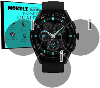MOKPLZ Screen Guard for FIRE BOLTT INVINCIBLE PLUS SMARTWATCH(Pack of 3)
