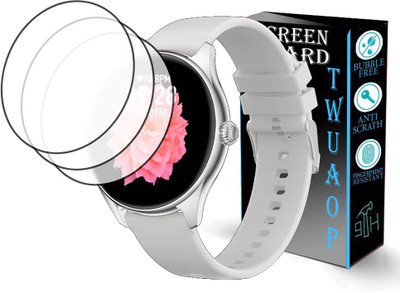 TWUAOP Screen Guard for FIRE BOLTT PHOENIX AMOLED SMARTWATCH(Pack of 3)