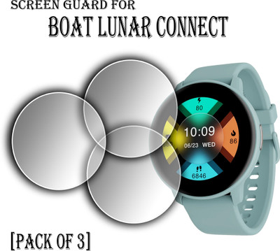 ejzatex Edge To Edge Screen Guard for BOAT LUNAR CONNECT SMARTWATCH(Pack of 3)