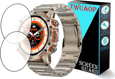 TWUAOP Screen Guard for FIRE BOLTT MARSHAL SMARTWATCH(Pack of 2)