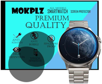 MOKPLZ Screen Guard for BOULT CROWN R PRO SMARTWATCH(Pack of 2)