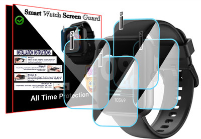 HIDEOUS Screen Guard for DIZO Watch D Plus.(Pack of 4)