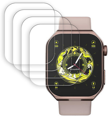 ARBAN Screen Guard for Lava Prowatch V1 1.85 inch Smartwatch Screen Protector | Anti-Scratch | Edge to Edge Full Coverage | 9H Hardness | Screen Guard(Pack of 4)