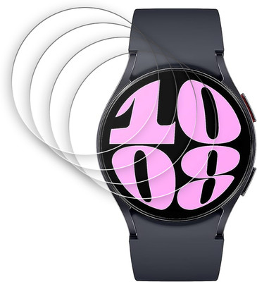 SOMTONE Screen Guard for Samsung Galaxy Watch 6 40mm Screen Protector | Anti-Scratch | Edge to Edge Full Coverage | 9H Hardness | Screen Guard for Smartwatch(Pack of 4)