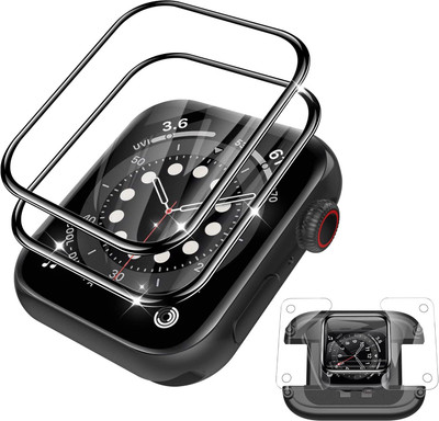 Maxboost Screen Guard for Apple Watch 3 / Watch 2 / Watch 1 Series (42mm) Smart Watch Protector Flexible PMMA, 3D Curved Border Anti-Scratch Screen Guard Film(Pack of 2)