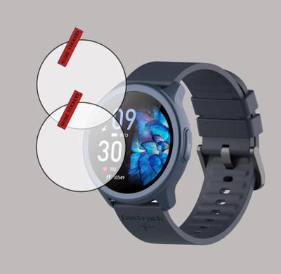 ejzatex Screen Guard for FASTRACK REVOLTT FR1 SMARTWATCH, SCREEN TEMPERED(Pack of 2)
