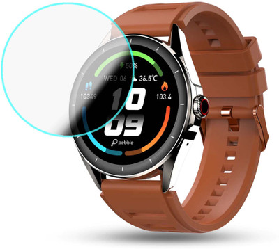 MOKPLZ Screen Guard for PEBBLE COSMOS VALOR SMARTWATCH(Pack of 1)