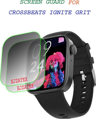 ejzatex Screen Guard for CROSSBEATS IGNITE GRIT SMARTWATCH(Pack of 2)