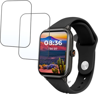 DVTECH Screen Guard for (PO2) beatsXP Unbound Nova Smartwatch 1.96(Pack of 2)