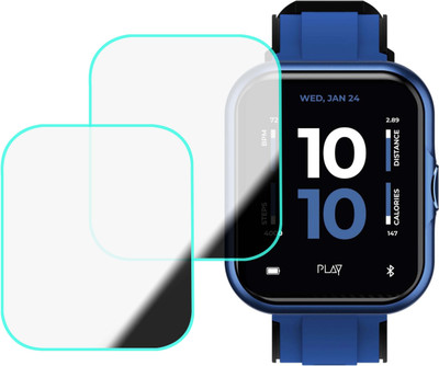 MOKPLZ Screen Guard for PLAYFIT DIAL 3 PRO SMARTWATCH(Pack of 2)