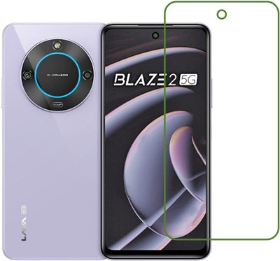DVTECH Screen Guard for Lava Blaze 2 5G 9H Crystal Clear View(Pack of 1)