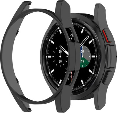 KAZUKI Screen Guard for Samsung Galaxy Watch4 Classic 46mm Bumper Case (Black)(Pack of 1)