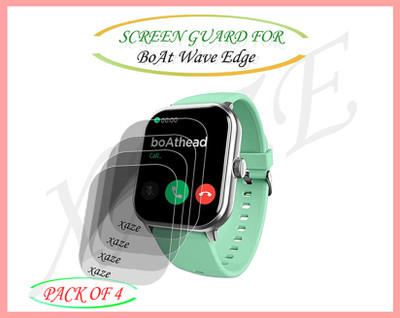 XAZE Screen Guard for BoAt Wave Edge Smartwatch(Pack of 4)