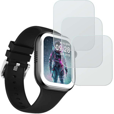 MOKPLZ Screen Guard for FIRE BOLTT BRILLIA SMARTWATCH(Pack of 3)
