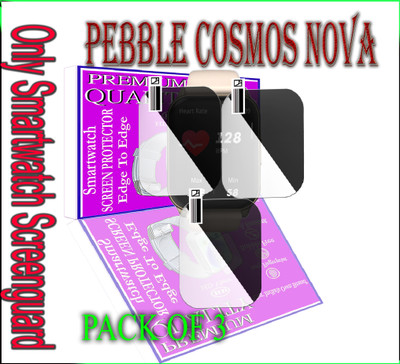 daffin Screen Guard for Pebble Cosmos Nova(Pack of 3)