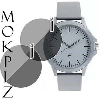 MOKPLZ Screen Guard for FASTRACK 38024PP24 ANALOG GREY DIAL WATCH(Pack of 2)