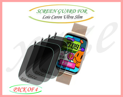 XAZE Screen Guard for Lois Caron Ultra Slim Smartwatch(Pack of 4)