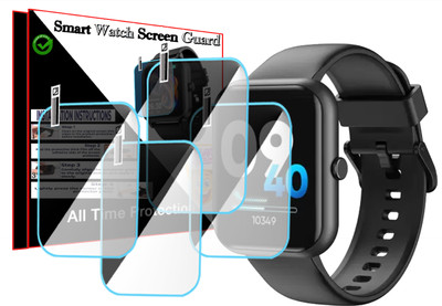 HIDEOUS Screen Guard for DIZO Watch D Plus.(Pack of 4)