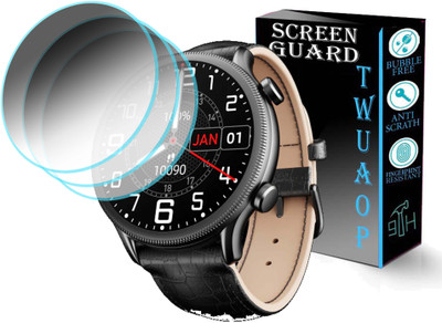 TWUAOP Screen Guard for BOAT FLASH PLUS SMARTWATCH(Pack of 3)