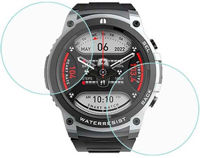 MOKPLZ Screen Guard for FIRE BOLTT CRUSADER SMARTWATCH(Pack of 2)