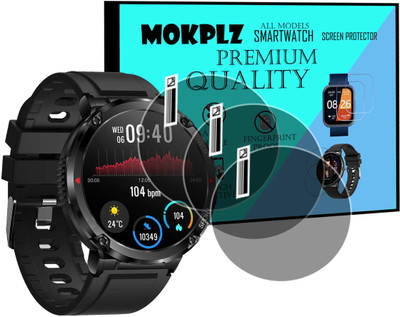 MOKPLZ Screen Guard for FIRE BOLTT SPHERE SMARTWATCH(Pack of 3)