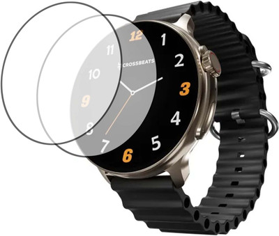 TWUAOP Screen Guard for CROSSBEATS AURA SMARTWATCH(Pack of 2)
