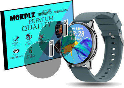 MOKPLZ Screen Guard for PEBBLE COSMOS LUXE 2.0 SMARTWATCH(Pack of 2)