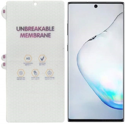 VOSKI Screen Guard for Samsung Galaxy Note 10 Lite Matte Finish Unbreakable Membrane Front Screen Guard(Pack of 1)