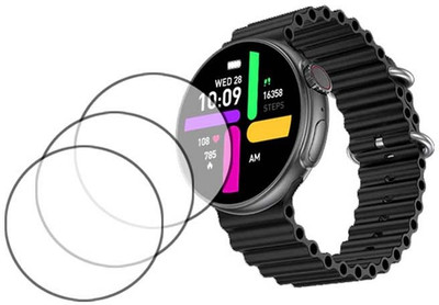 MOKPLZ Screen Guard for FIRE BOLTT ASTEROID SMARTWATCH(Pack of 3)