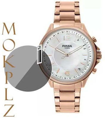 MOKPLZ Screen Guard for FOSSIL SADIE ROUND HYBRID WHITE DIAL(Pack of 1)
