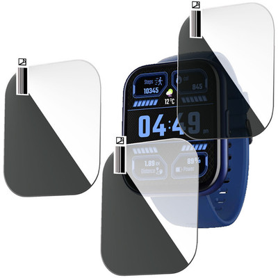 HIDEOUS Screen Guard for boAt Wave Neo Plus(Pack of 3)