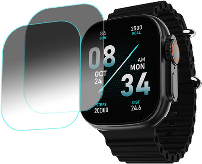 TWUAOP Screen Guard for BOAT WAVE GLORY SMARTWATCH(Pack of 2)