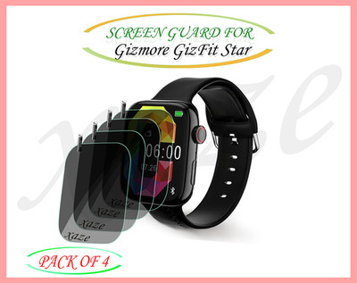 XAZE Screen Guard for Gizmore GizFit Star Smartwatch(Pack of 4)