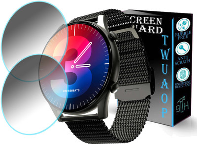 TWUAOP Screen Guard for CROSSBEATS APEX REGAL SMARTWATCH(Pack of 2)