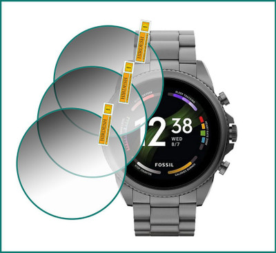 HIDEOUS Screen Guard for Fossil Gen 6(Pack of 3)